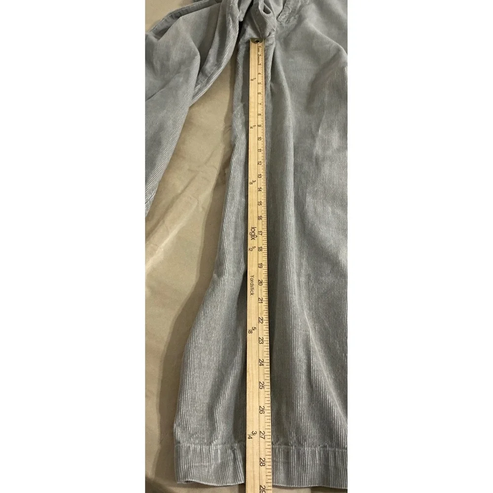 Savile‎ Row Men Corduroy Pants Beige Straight Fit Front Size 34W 30L
